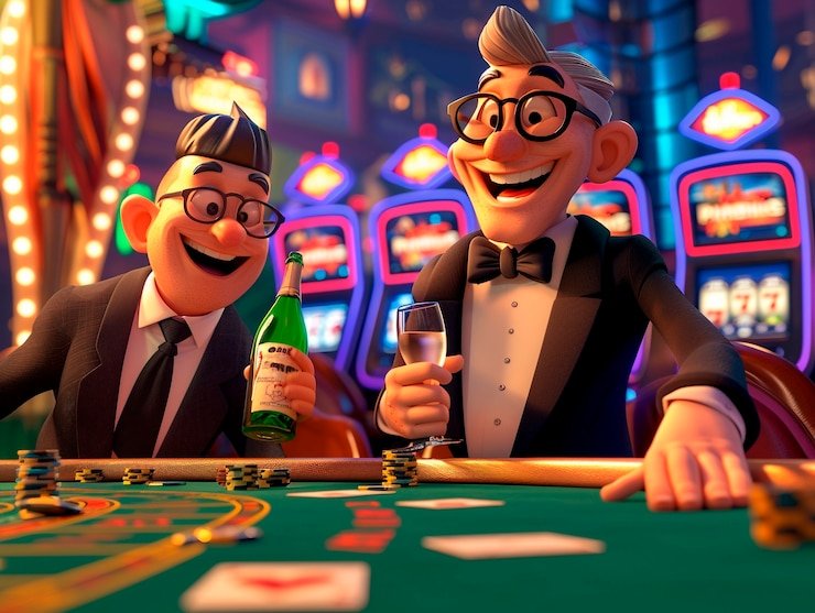 Grafik multiplier permainan crash dengan kurva yang meningkat secara dinamis